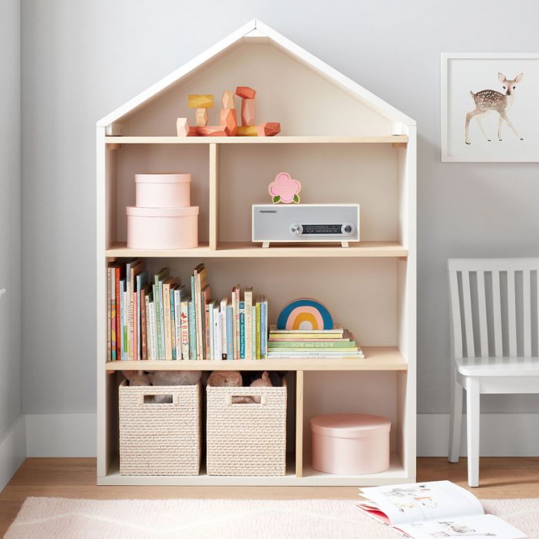 house-shaped bookcase