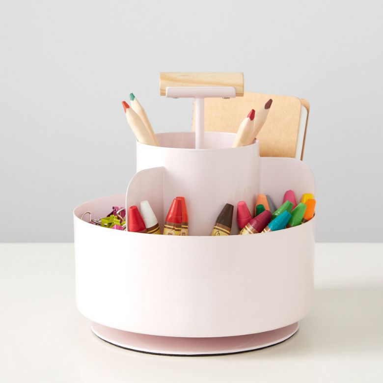 pink tabletop lazy susan