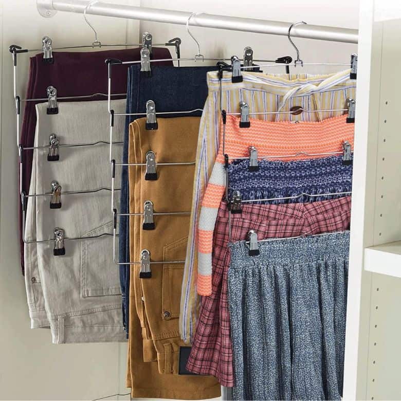 3-tiered hangers with clips