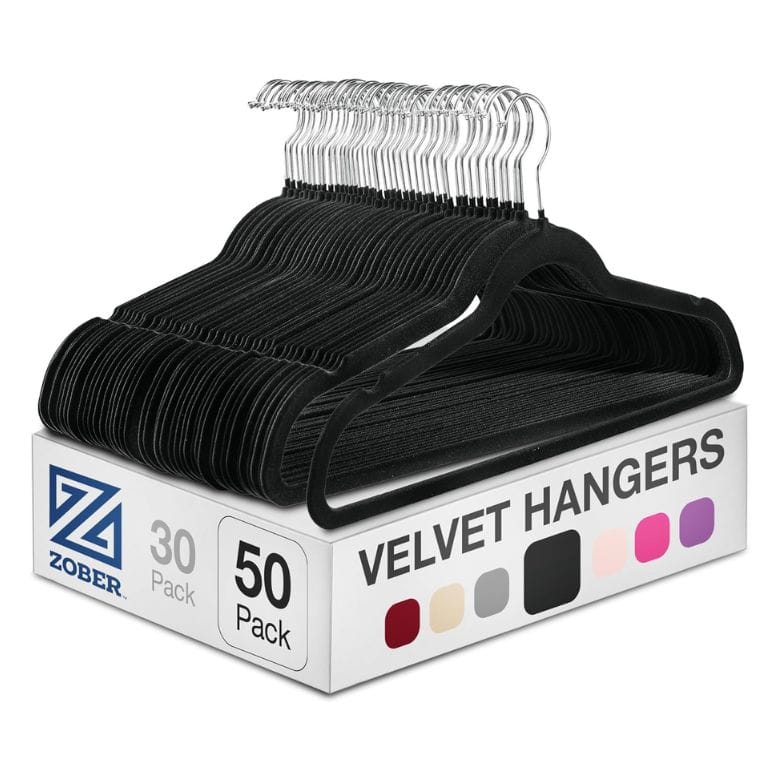 black velvet hangers