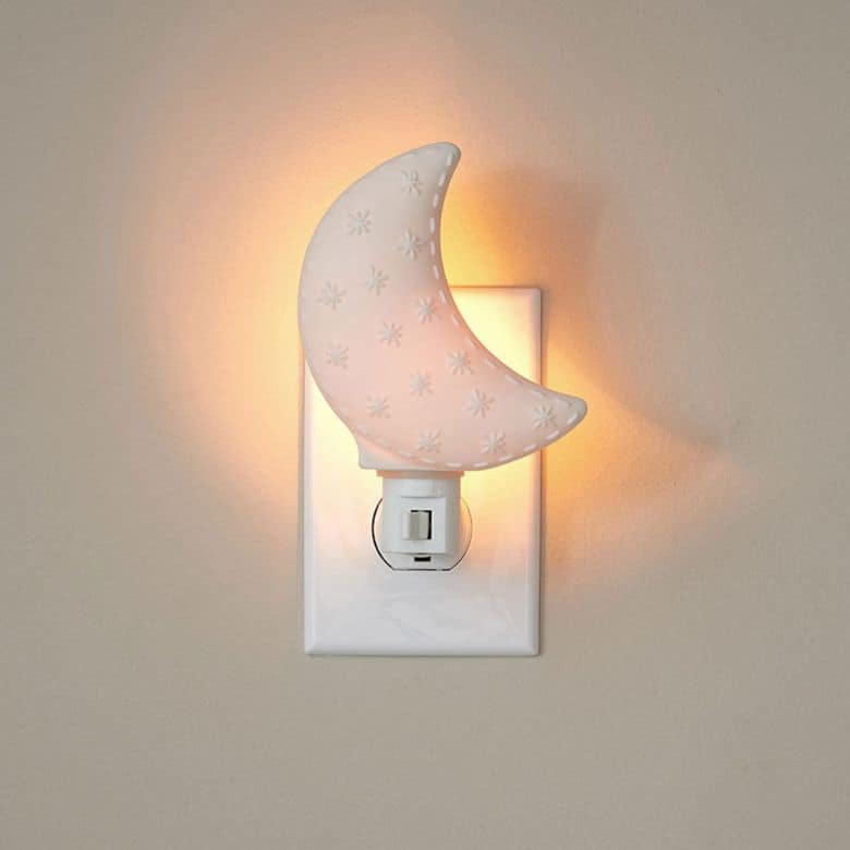 ceramic moon nightlight
