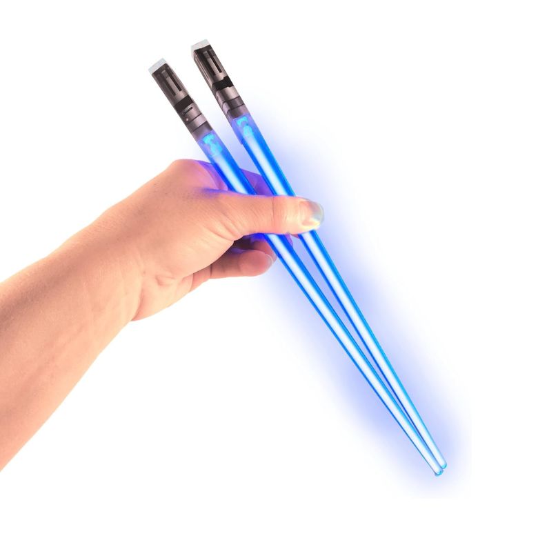 blue light saber chopsticks