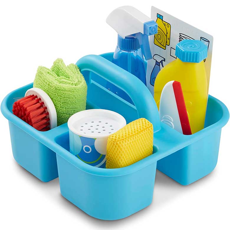 kids cleaning basket
