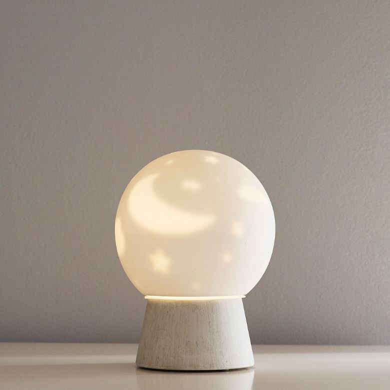 starry night globe nightlight projector
