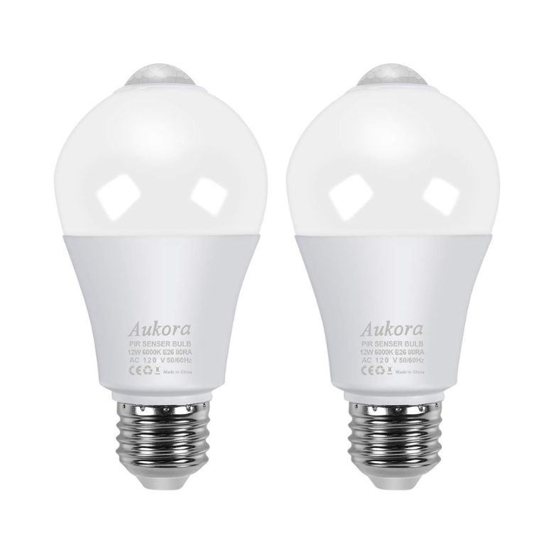 Aukora Motion Sensor Light Bulbs
