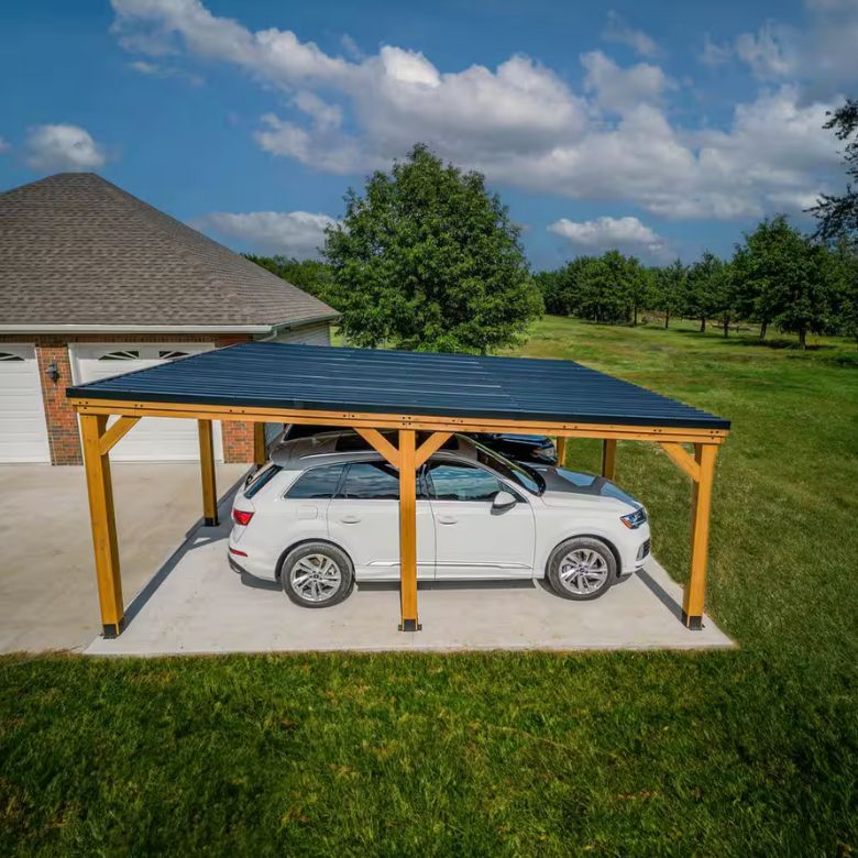 All Cedar Wood Carport Gazebo Pavilion