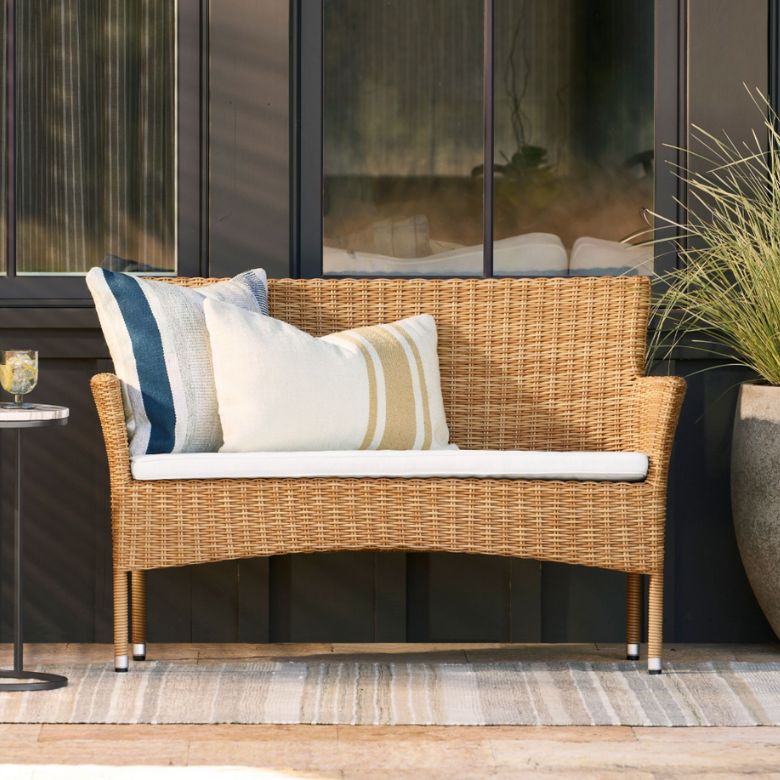 Wicker Outdoor Loveseat