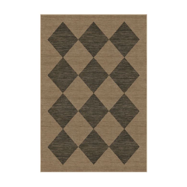 goop Salerno Soft Black Re-Jute Rug