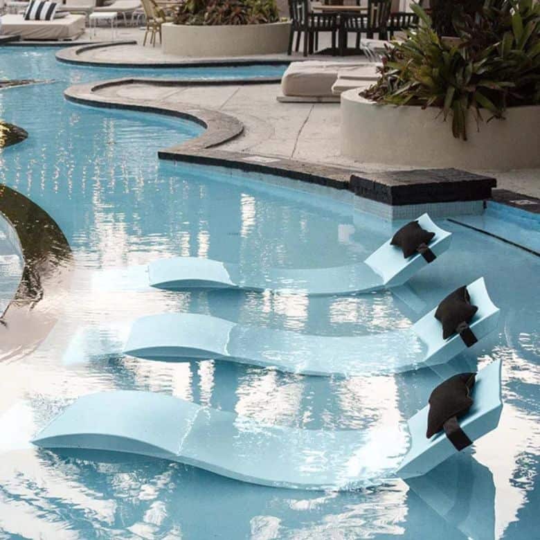 in-pool chair lounger