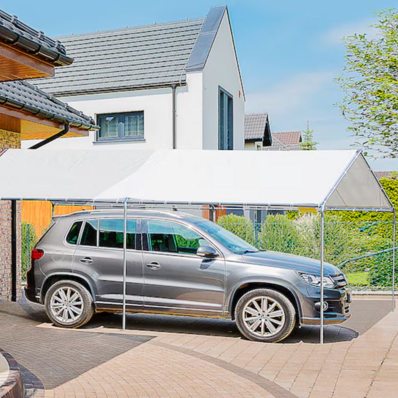 Metal Carport with Metal Roof