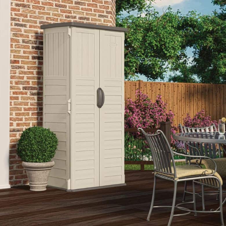 Vertical Outdoor Storage Shed