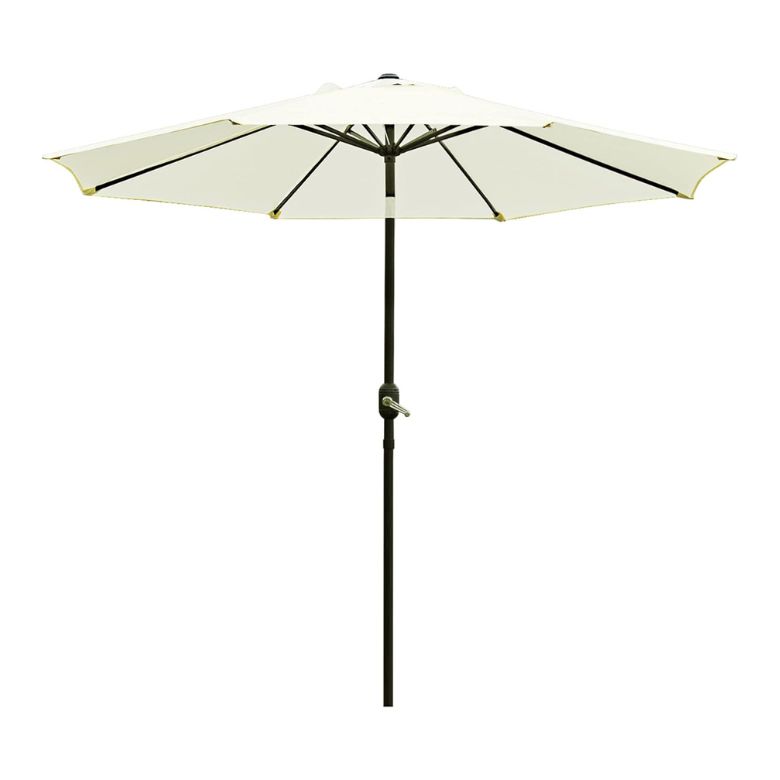 white outdoor umbrella