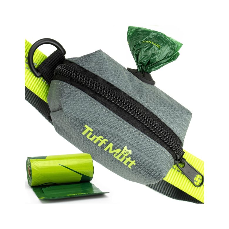 Tuff Mutt Dog Poop Bag Holder for Leash