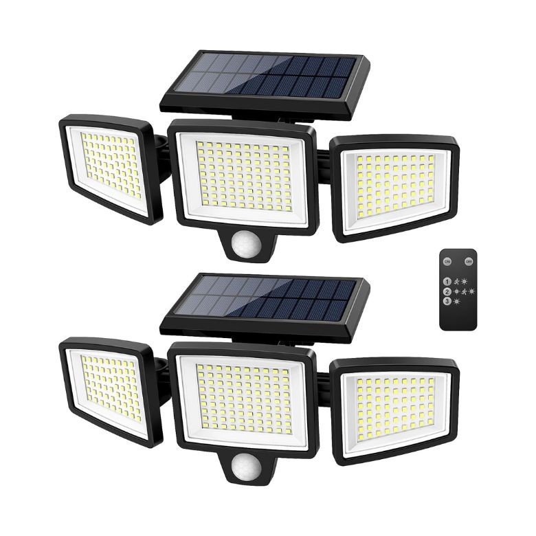 3-Heads Motion Sensor Solar Lights