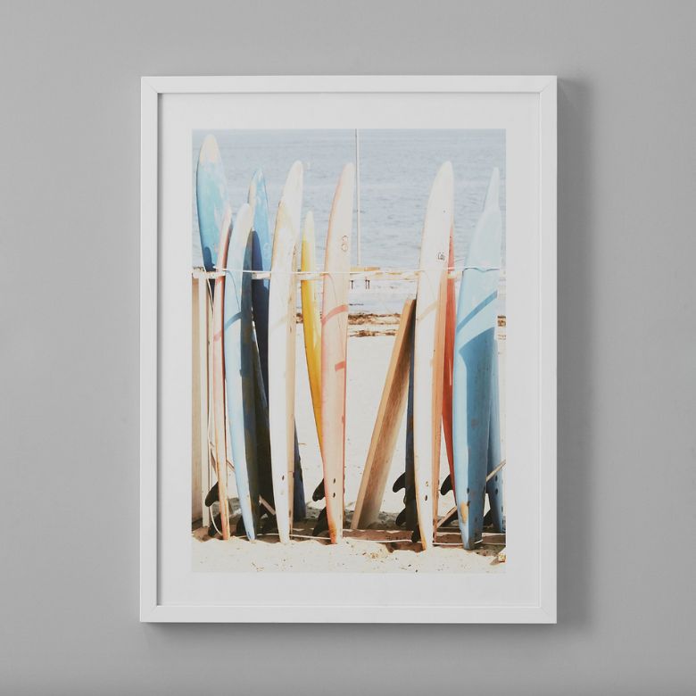 Framed Surfboard Art