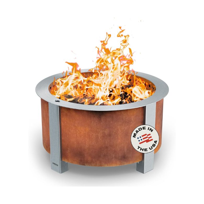 Smokeless Fire Pit for Outside