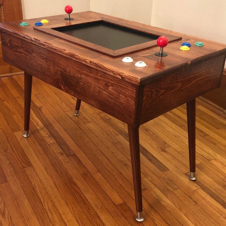 Mid-Century Modern Arcade Cocktail Table