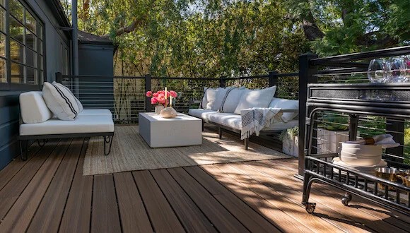 Outdoor seating area