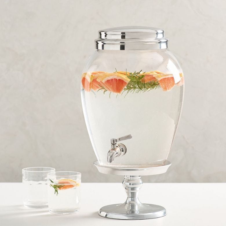 glass 12-quart drink dispenser