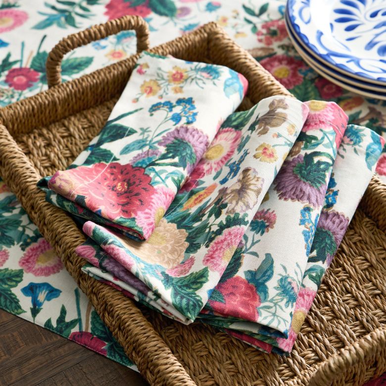 Margeaux Floral Cotton Napkins