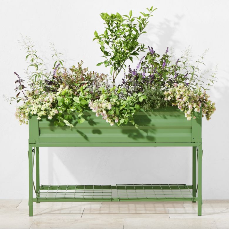 Green Raised Garden Planter