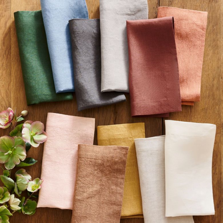 Multi-colored Oversized Linen Napkins