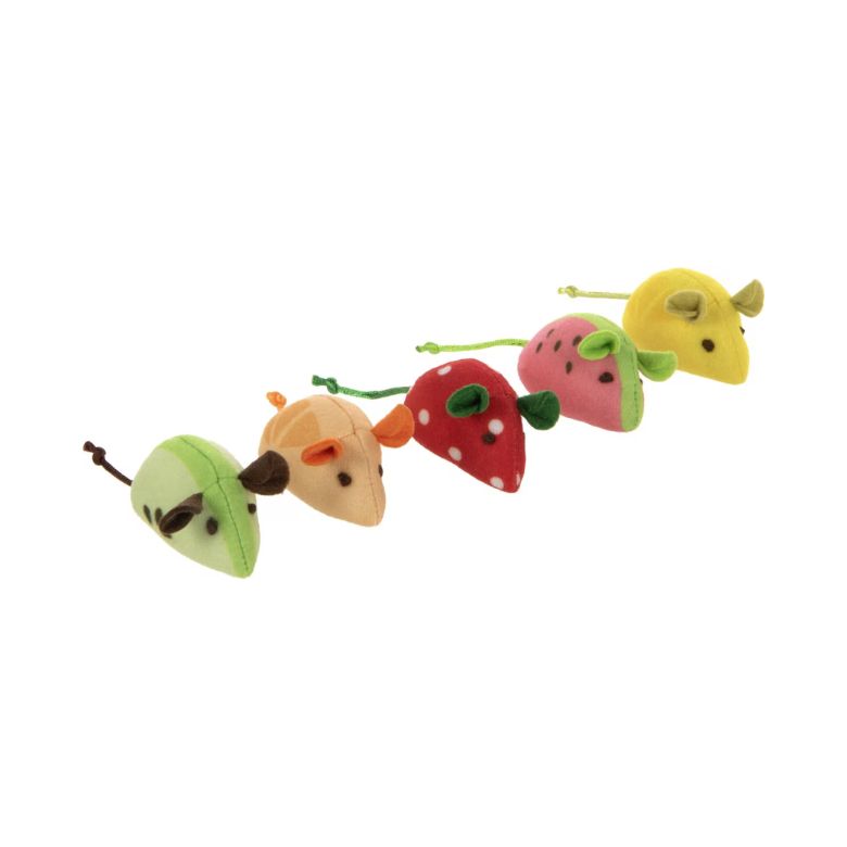 Plush Mouse Cat Toy with Catnip