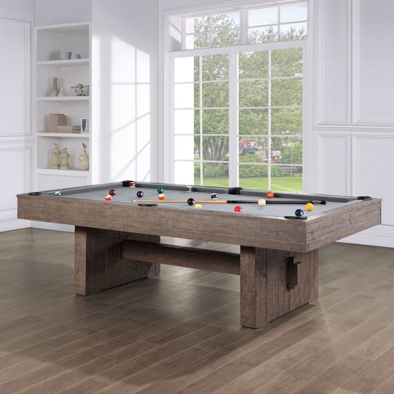 Rustic Wooden West Elm Pool Table