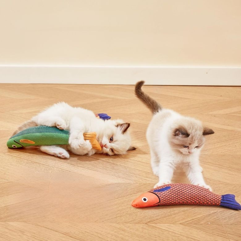 Saury Fish Cat Toys