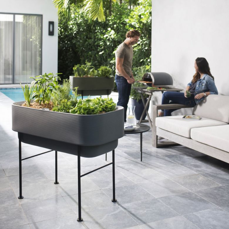 Black Raised Nest Indoor/Outdoor Planters