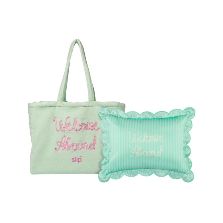 Silk Travel Pillow Set with Bag