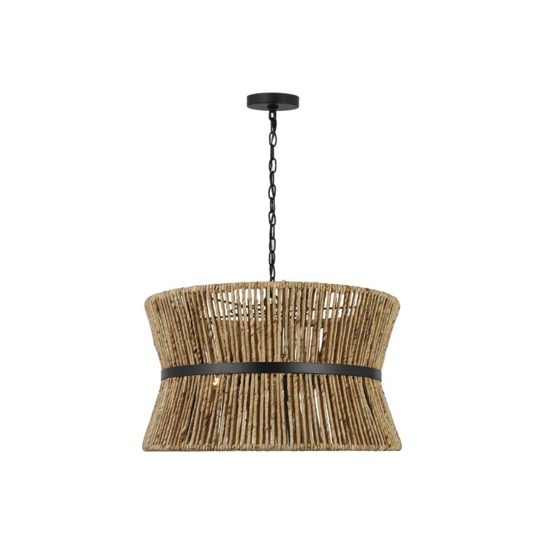 woven rattan hanging light shade