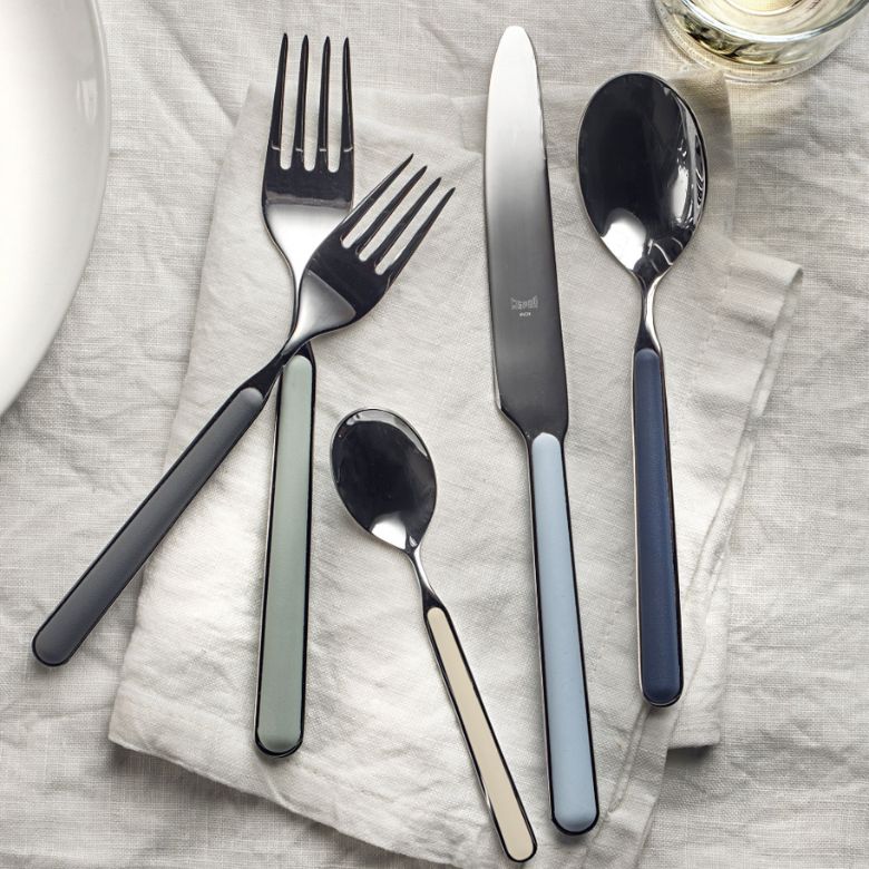 forest green flatware set