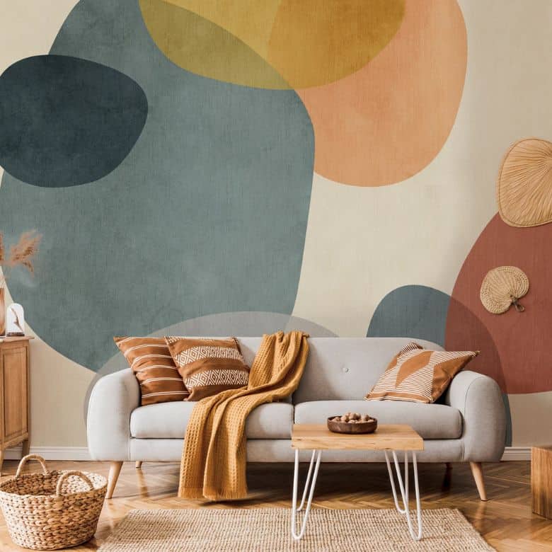 Abstract Boho Peel and Stick Wallpaper