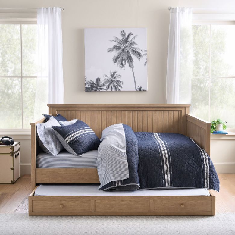 seadrift wooden daybed with trundle