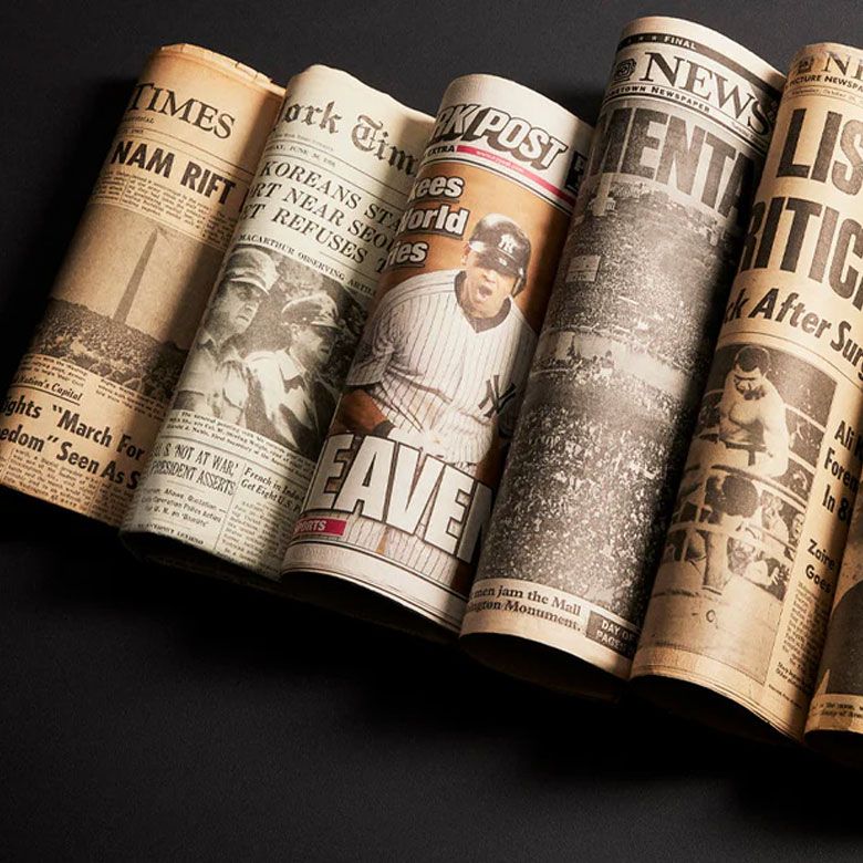 newspaper from the day you were born