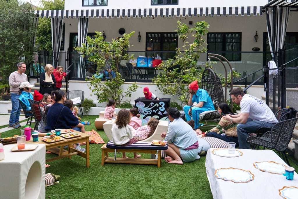 drew scott's son, parker's, birthday puppet show for kids