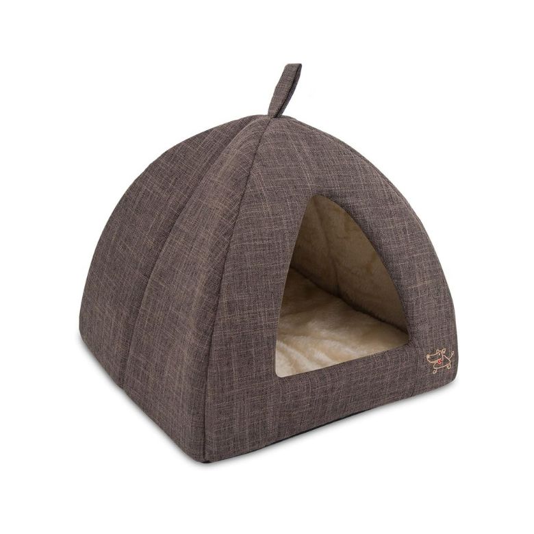 brown pet tent