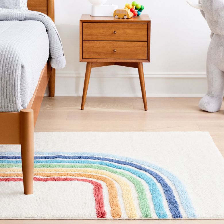 rainbow track area rug