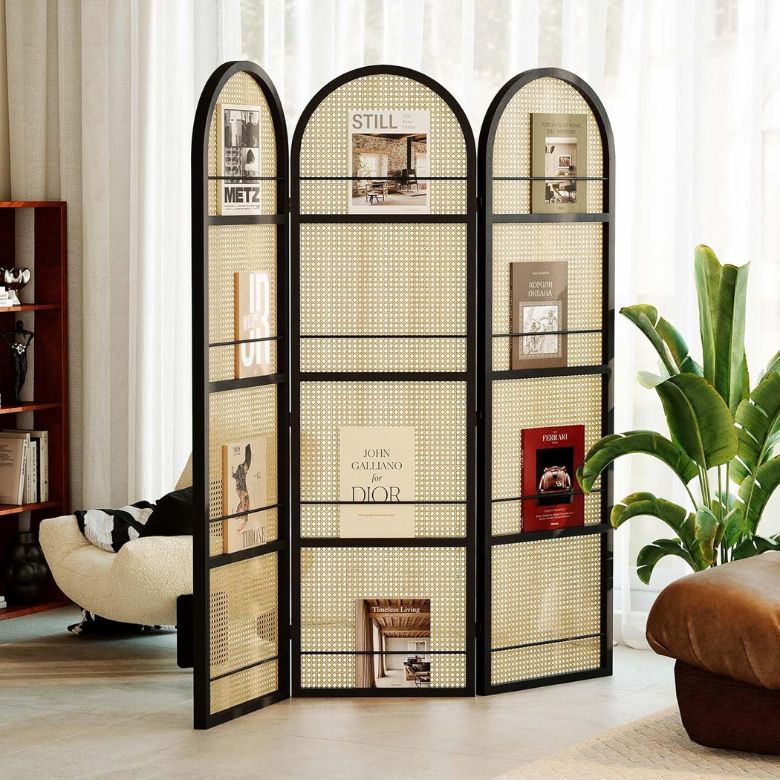 rattan room divider
