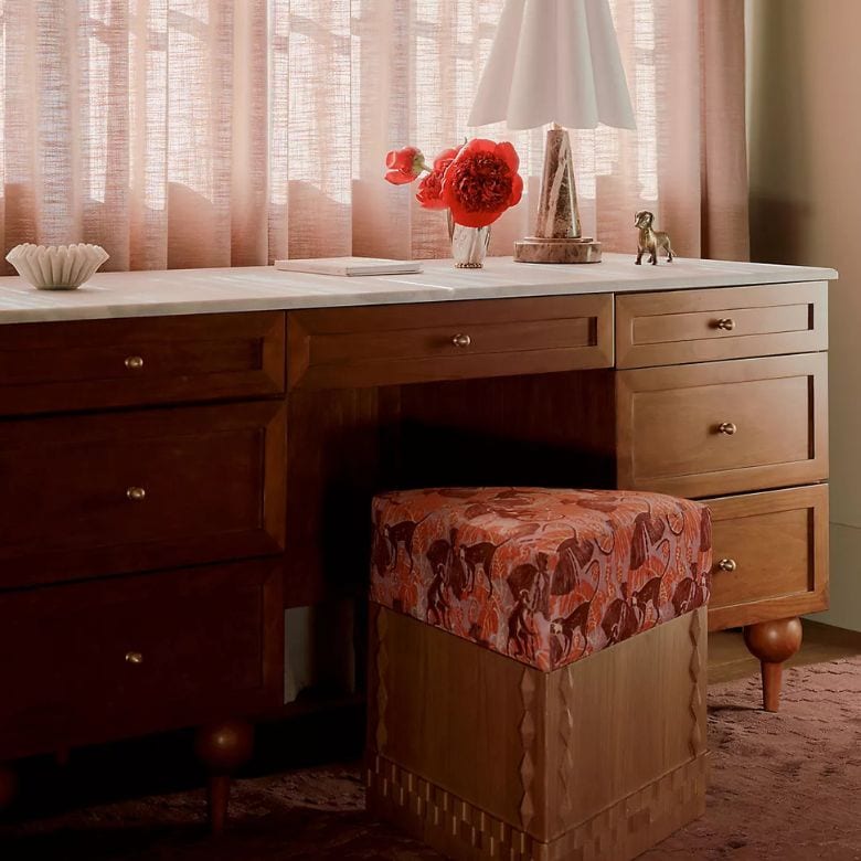 marble top wooden desk