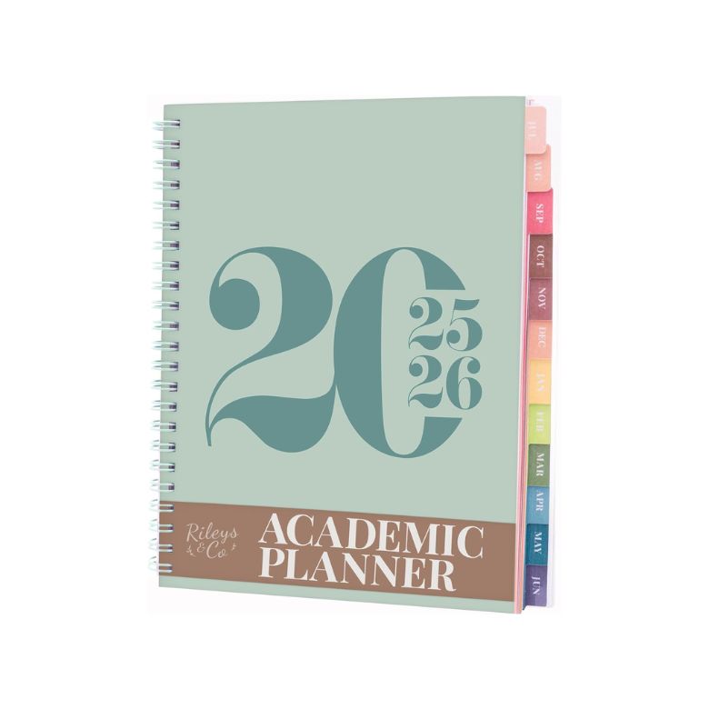 green academic planner