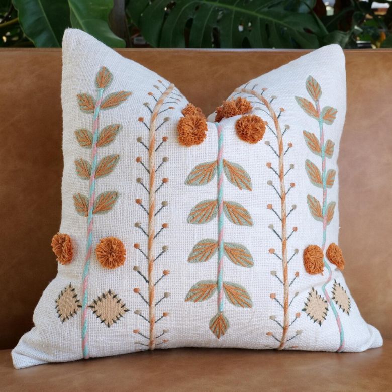 Neutral Boho Fall Pillow Cover Set