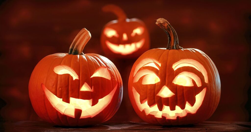 carved jack o lanterns