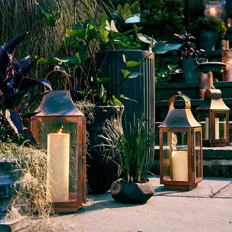 copper outdoor lanterns