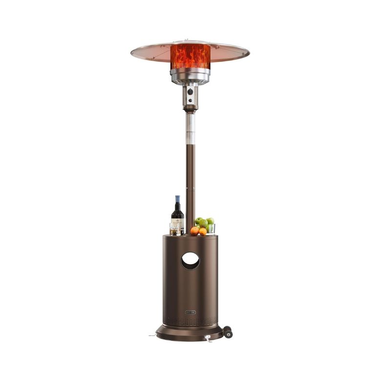 Patio Heater for Outdoor Use With Round Table