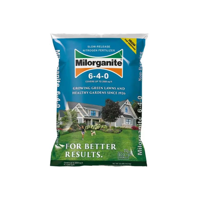 Milorganite Organic Slow-Release Nitrogen Lawn and Garden Dry Lawn Fertilizer