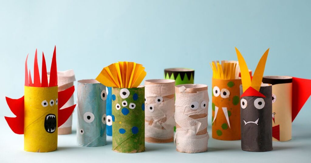 toilet paper roll monster craft