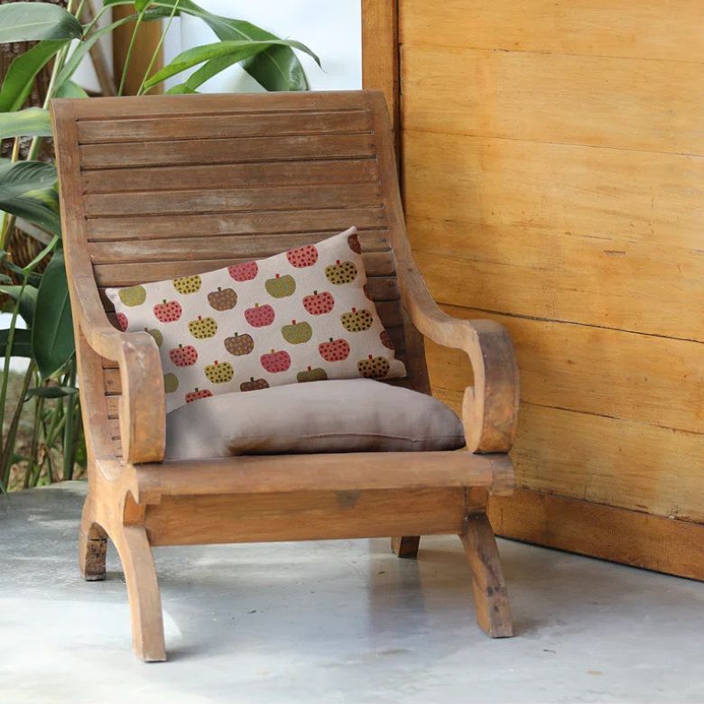 fall pumpkin indoor/outdoor throw pillow