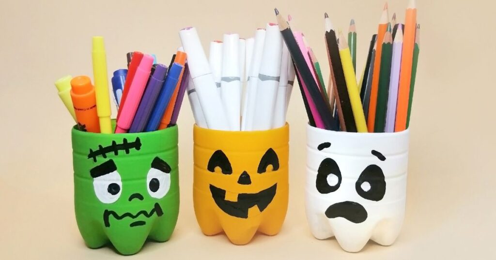 halloween pencil holder craft